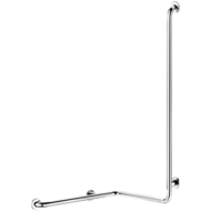 5100GP2-Right angled, shower grab bar (left model) with vertical bar, Ø 32mm