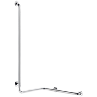 5100DP2-Right angled, shower grab bar (right model) with vertical bar, Ø 32mm