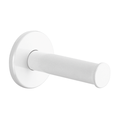 Spare toilet roll holder with spindle