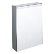 465-Wall-mounted stainless steel bin with lid, 4.5 litres