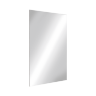 3453-Self-adhesive rectangular stainless steel mirror, H. 600mm