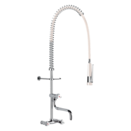 G6732-Wall-mounted pre-mounted set with mixer and telescopic spout