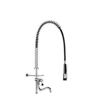 Black pre-rinse set without valve with short column