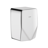 510625P-HIGHFLOW Compact air pulse hand dryer, bright polished