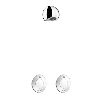 TEMPOSTOP time flow shower kit with 2 controls